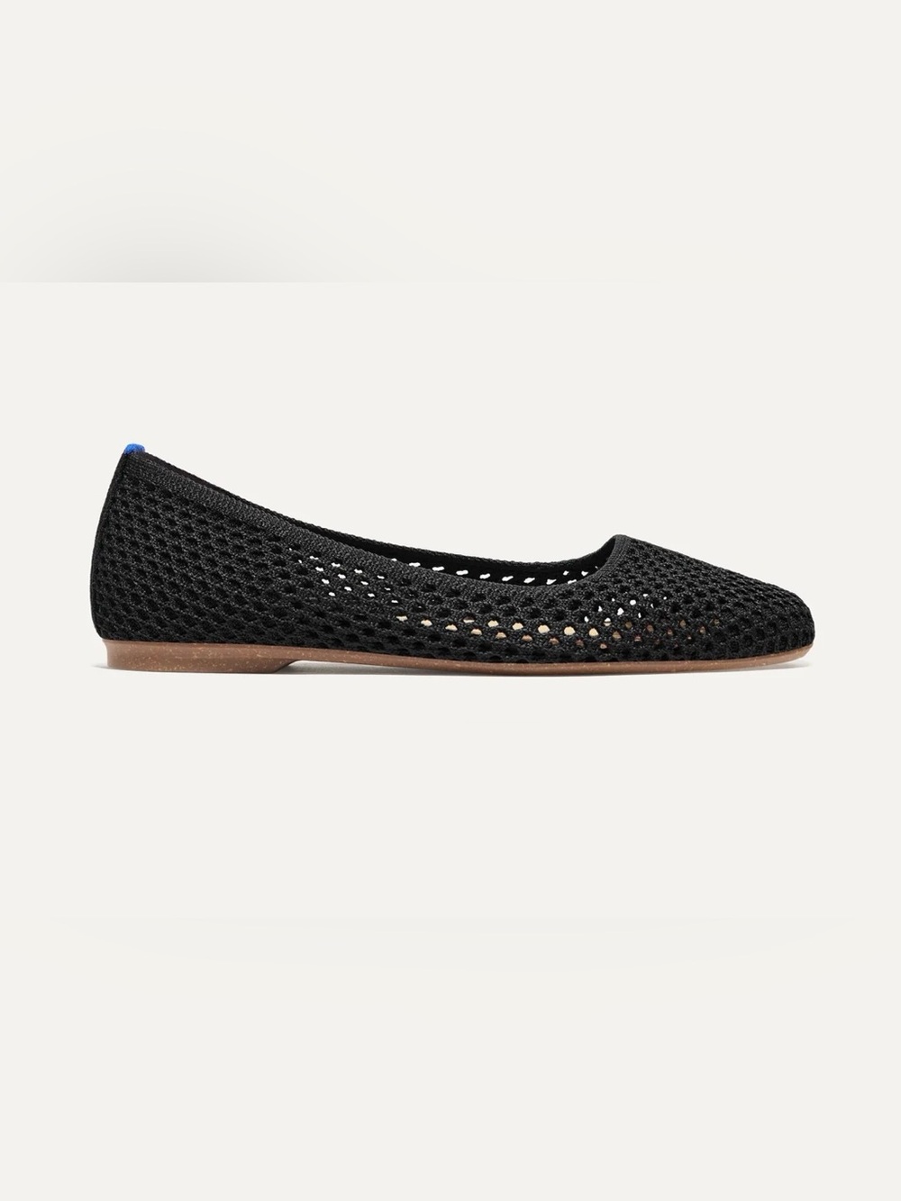 Rothy's Black Mesh Max Square Ballet Flats - Picture 2 of 6
